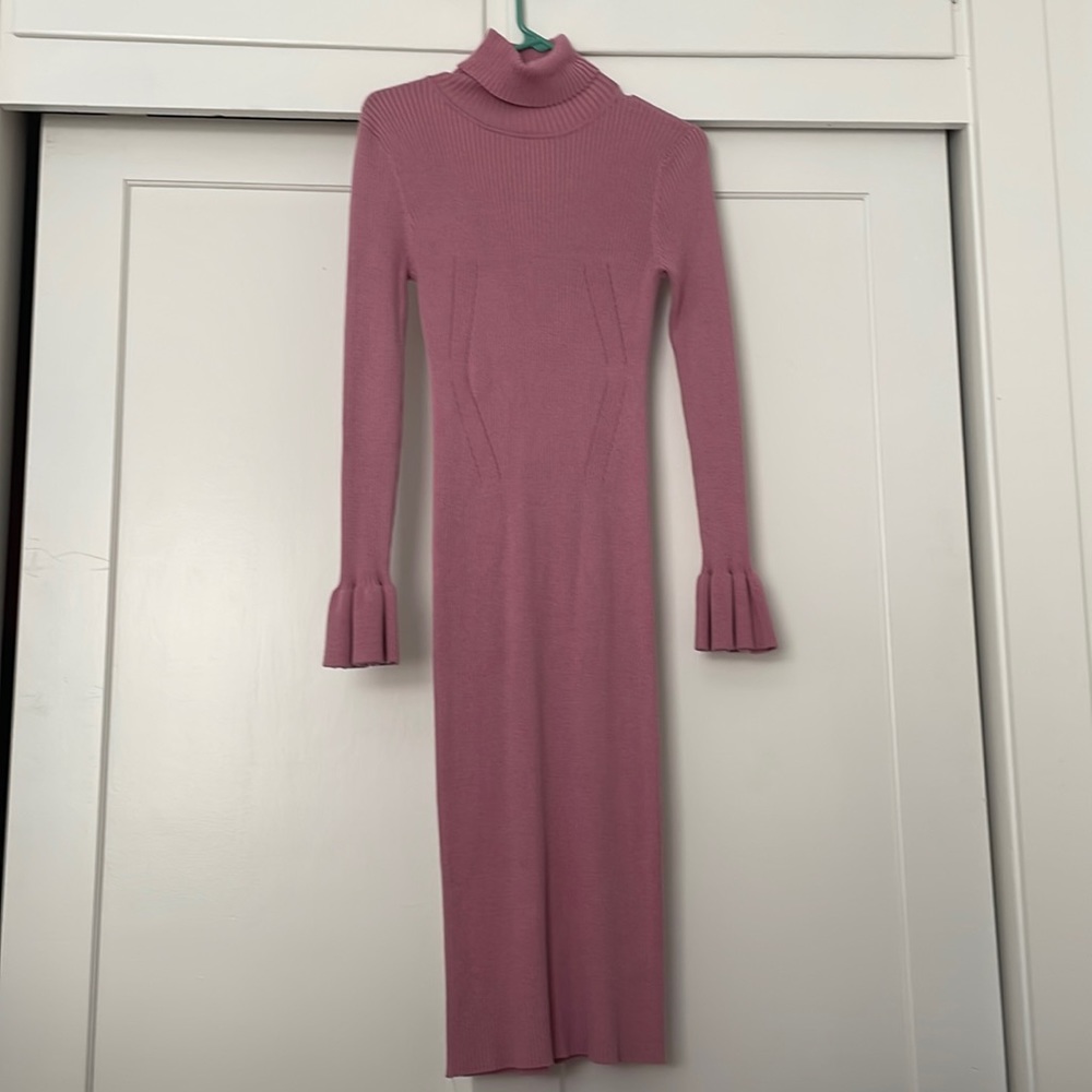 Gianni Bini midi turtleneck sweater dress